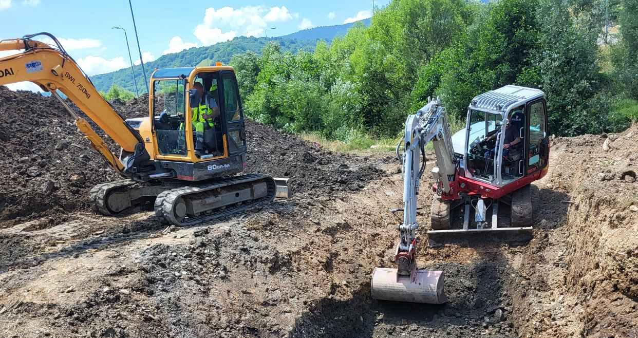 Pružanje građevinskih usluga iskopa i zemljanih radova